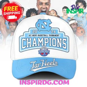 -North Carolina Tar Heels 2024 ACC Men’s Basketball Tournament Champions Cap Hat