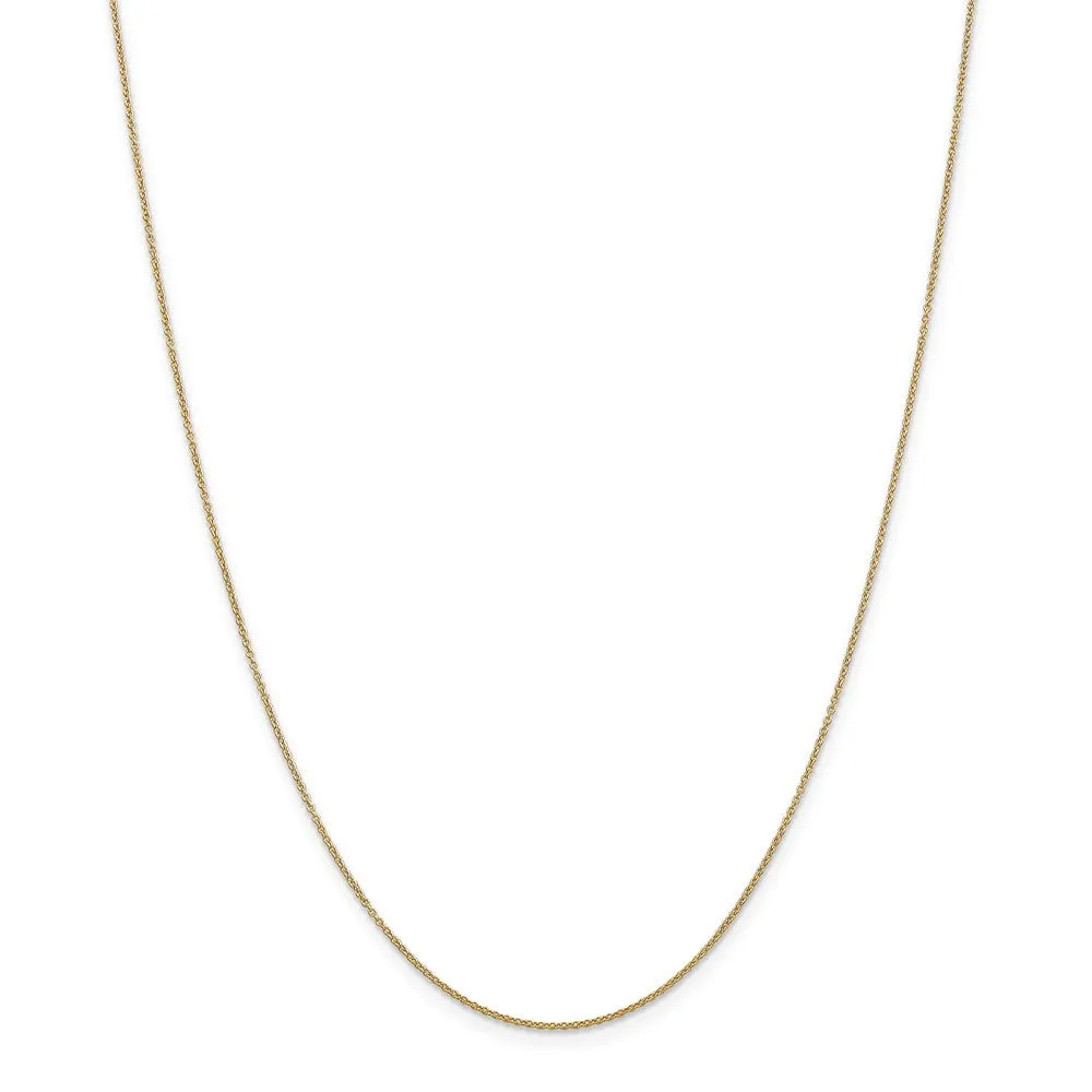 14k Yellow Gold and Rhodium Two Tone Baseball Necklace