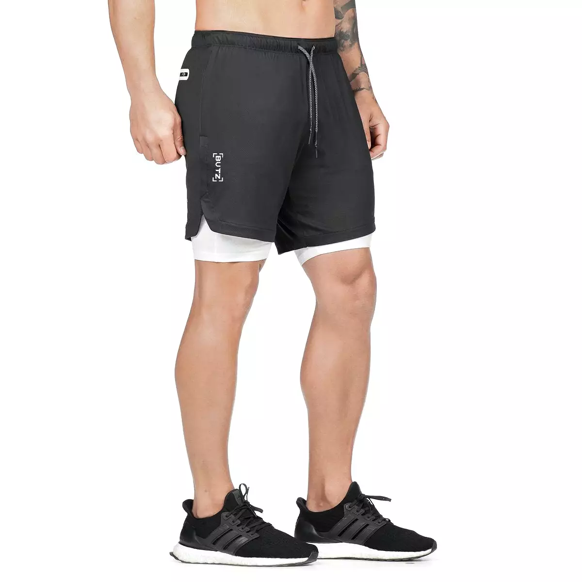 2020 Camo Running Shorts Men 2 In 1 Double-deck Quick Dry GYM Sport Shorts Fitness Jogging Workout Shorts Men Sports Short Pants