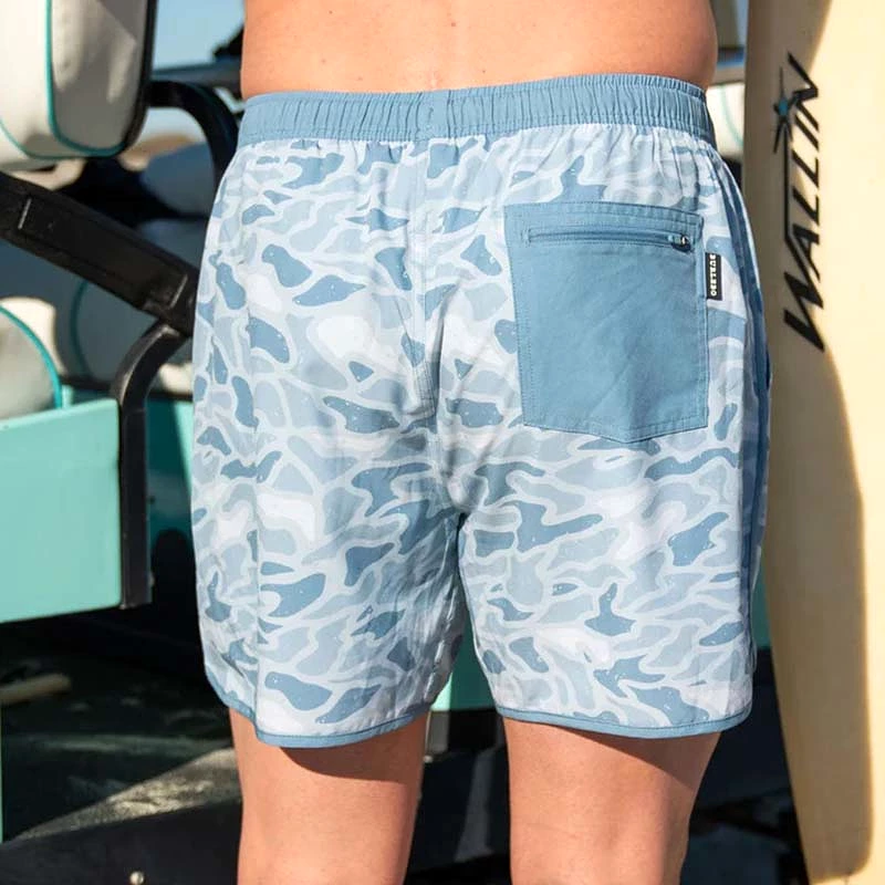 7 Inch Swim Shorts in Seaside Camo