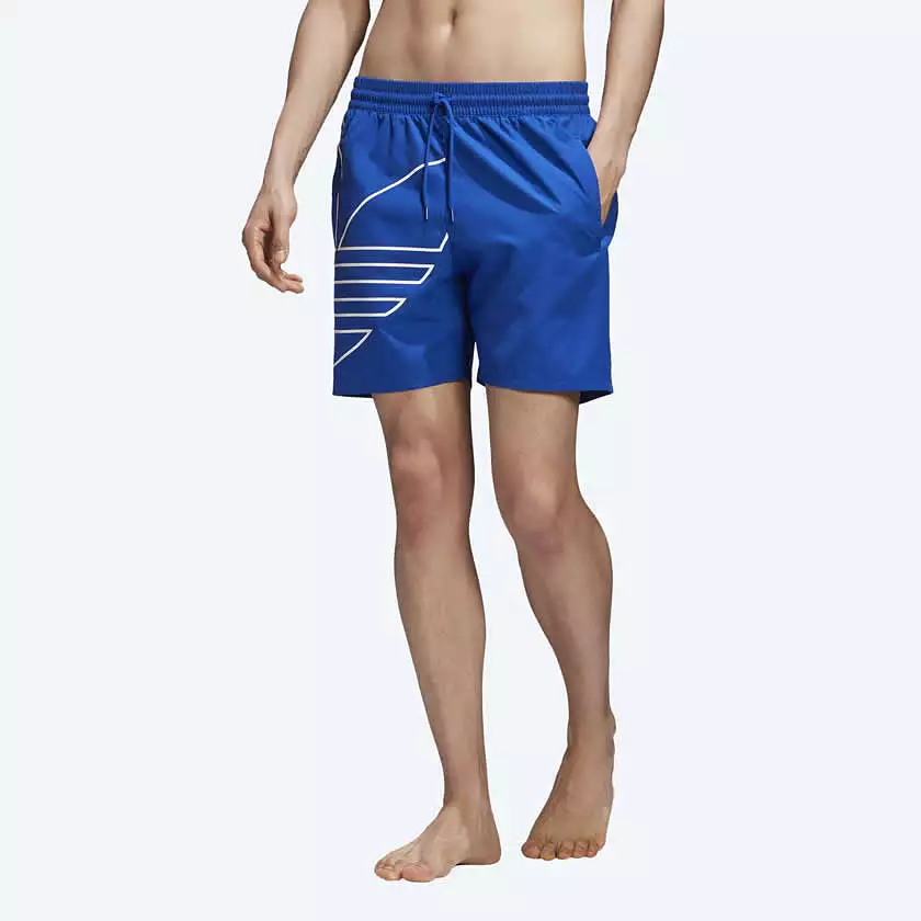 Adidas Originals Men's Big Trefoil Outline Swim Shorts GE0801