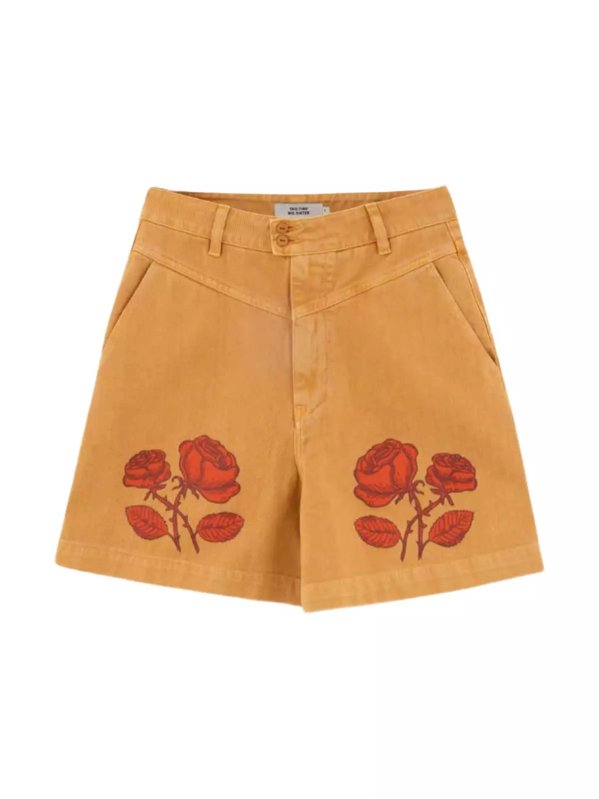 Almond Roses Bermuda Shorts