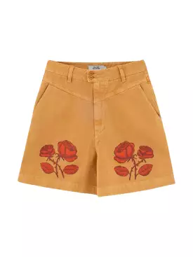 Almond Roses Bermuda Shorts