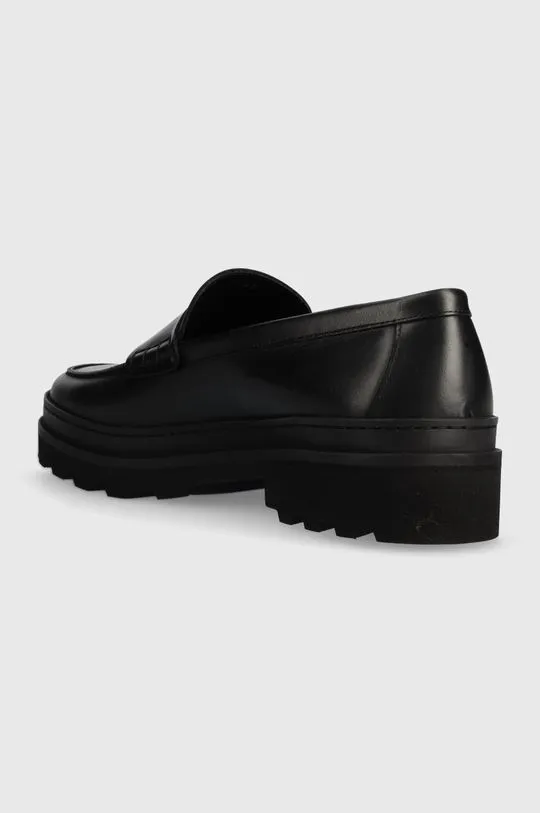 A.P.C. leather loafers MOCASSINS CLEM 2.0 men's black color PXBAA.H53281