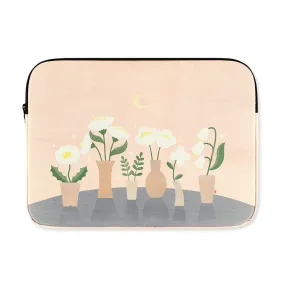 Apricot Flower Graphic Laptop Sleeves 13 15 inch Cases Protective Covers Handbags Square Pouches Designer Artist Prints Cute Lig