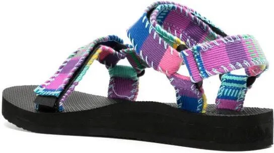 Arizona Love Trekky whipstitch-trim sandals Multicolour