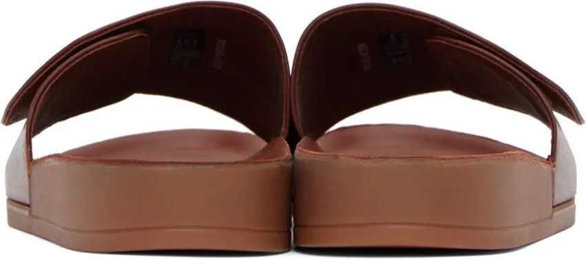 At.Kollektive Brown Isaac Reina Edition Round Sandals