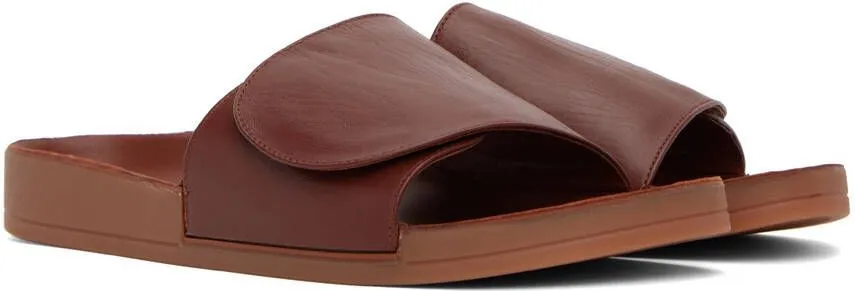 At.Kollektive Brown Isaac Reina Edition Round Sandals