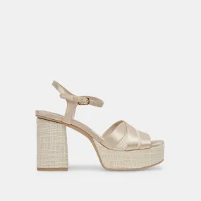 BAILY HEELS CREAM SATIN– Dolce Vita 6967323689026