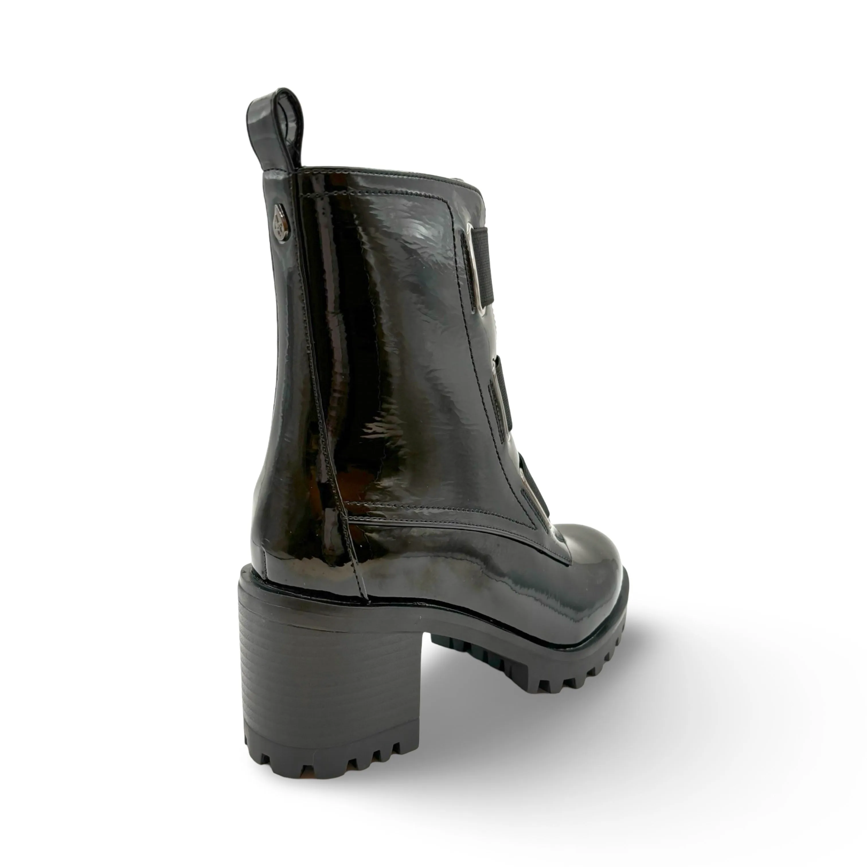 Believe WATERPROOF Vegan Black Patent Boot