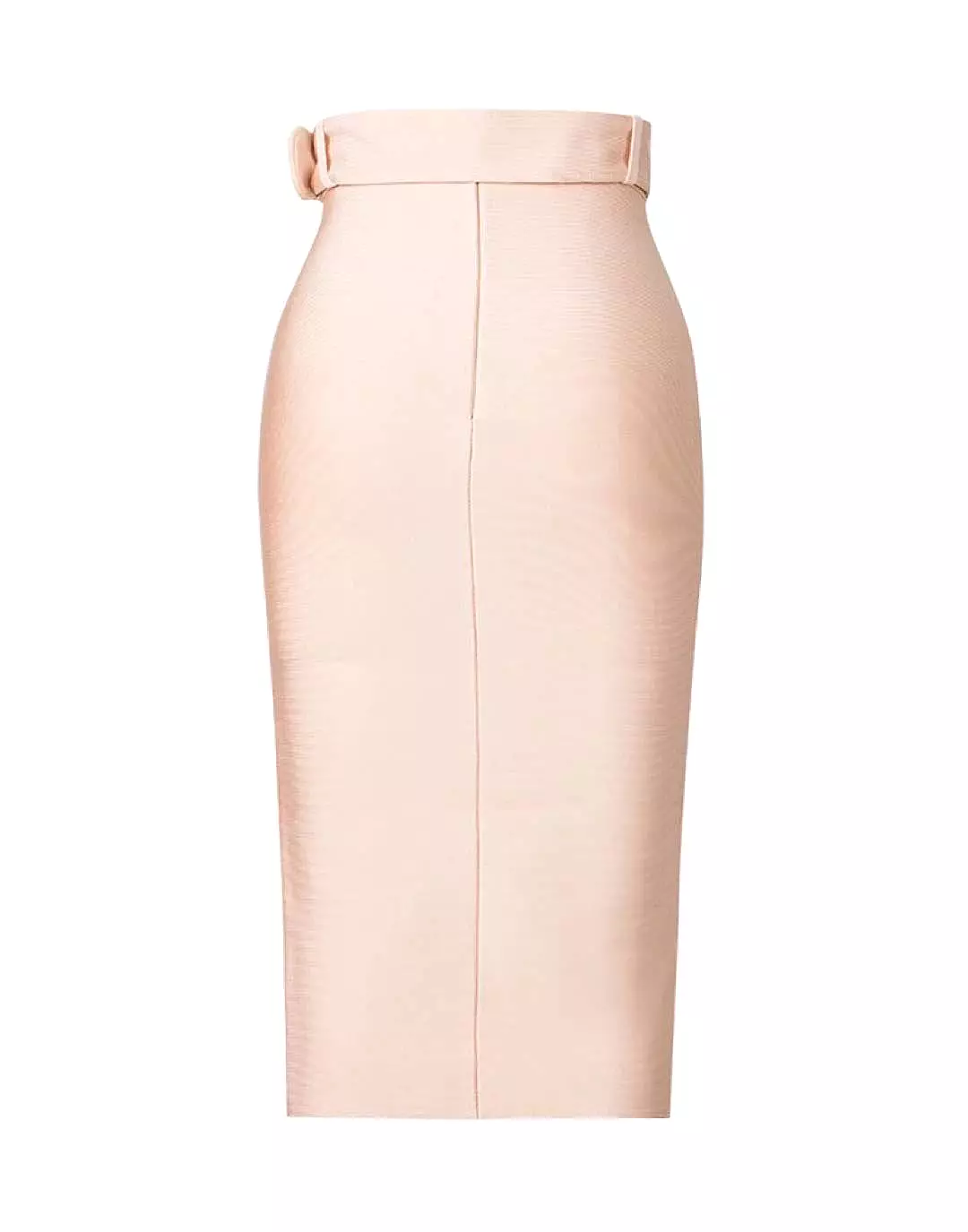 Belted Slit Bandage Midi Skirt