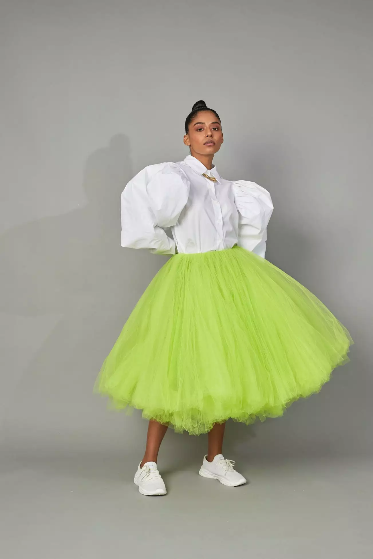 BOTTLE BRUSH TULLE SKIRT