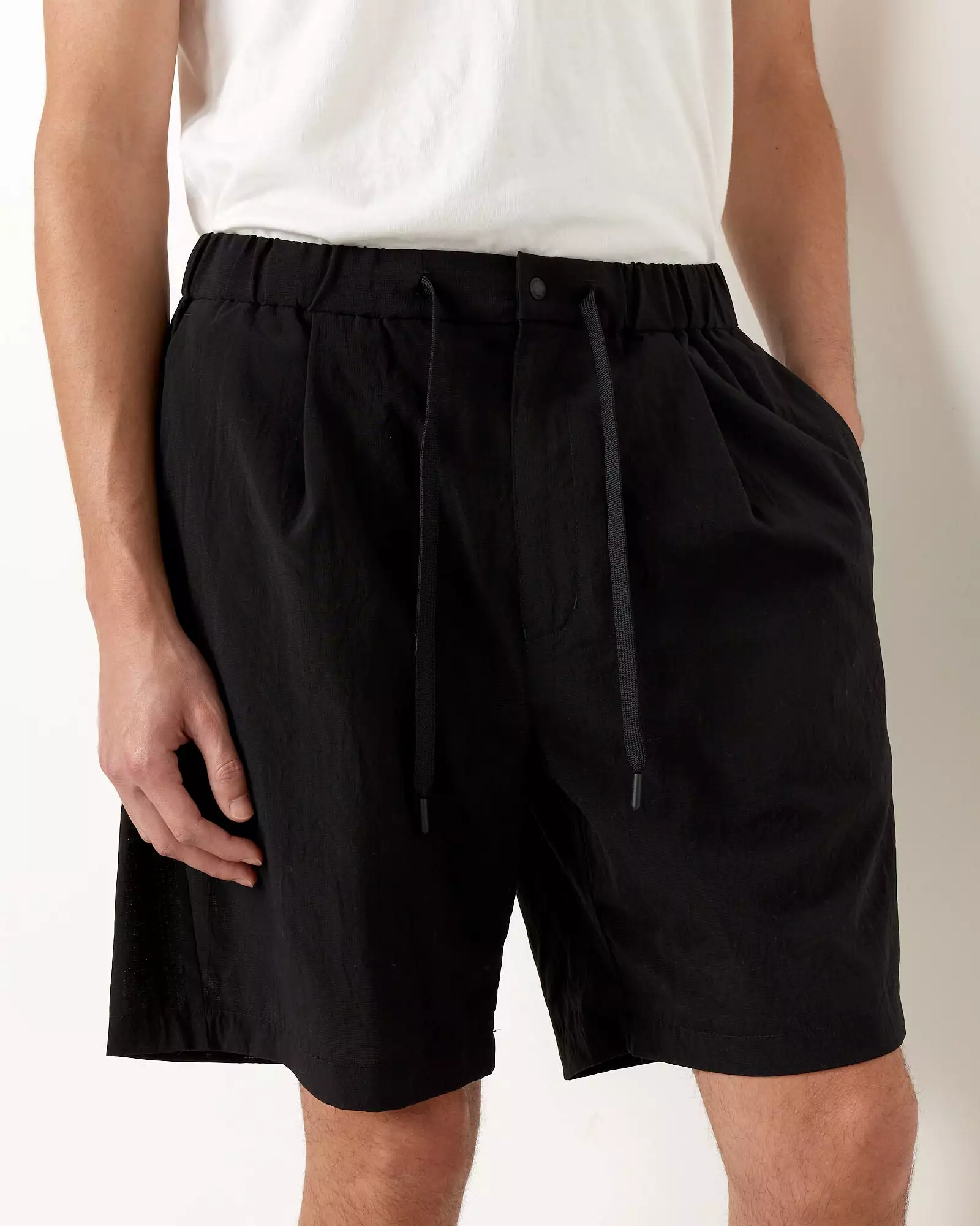 Breathable Quick Dry Shorts in Black