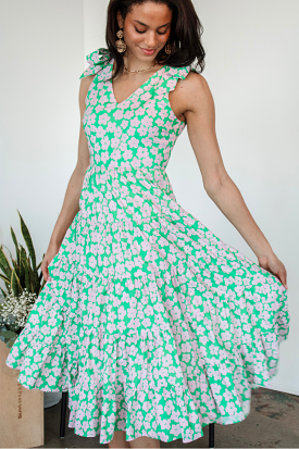 Build Me Up Buttercup Midi Dress