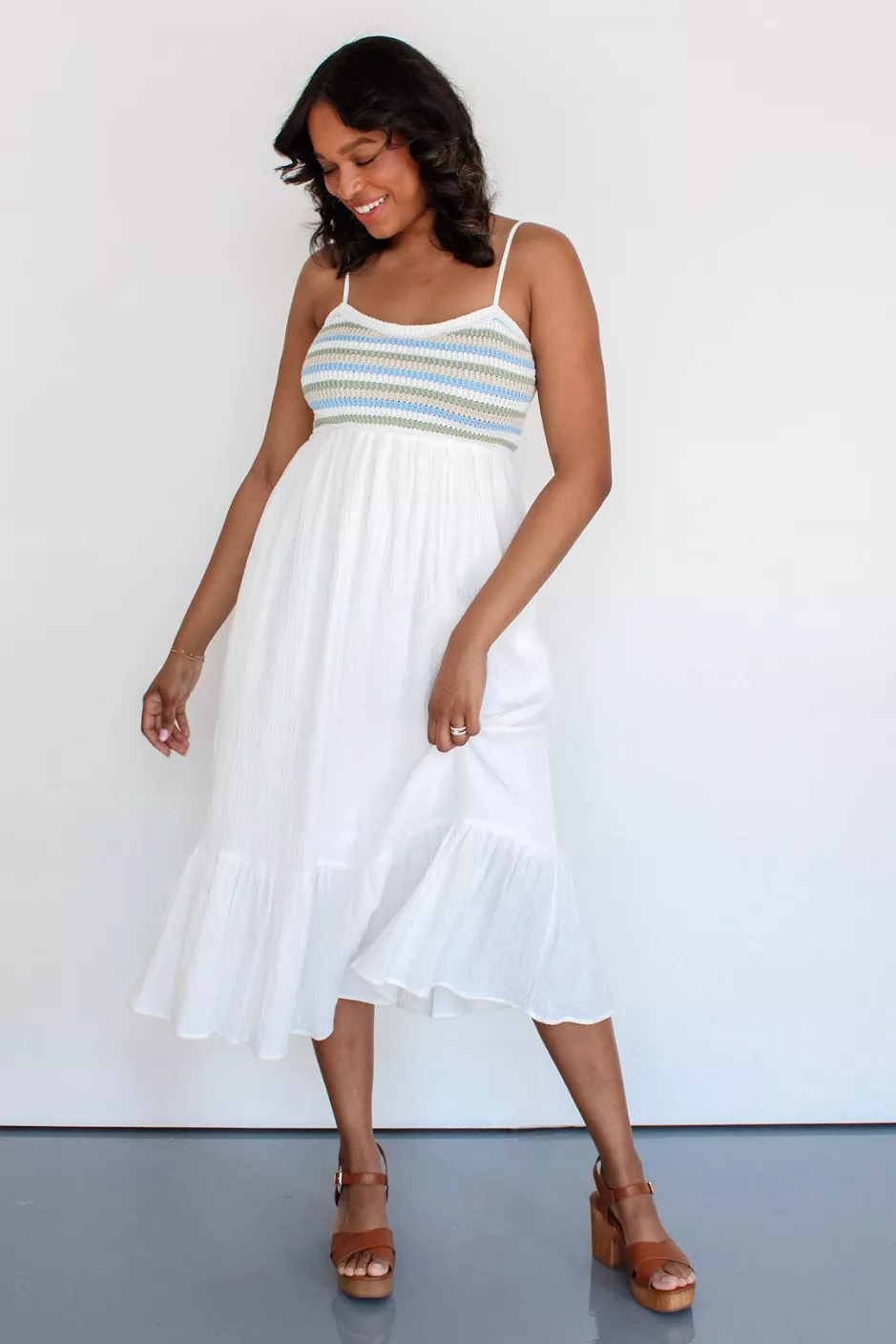 Coast To Coast Midi Dress