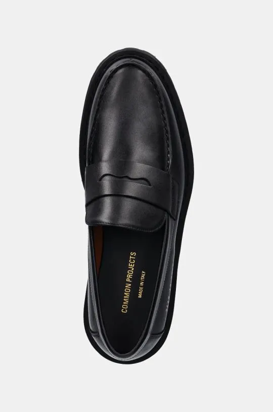 Common Projects leather loafers Loafer with Tread Sole men's black color 2449