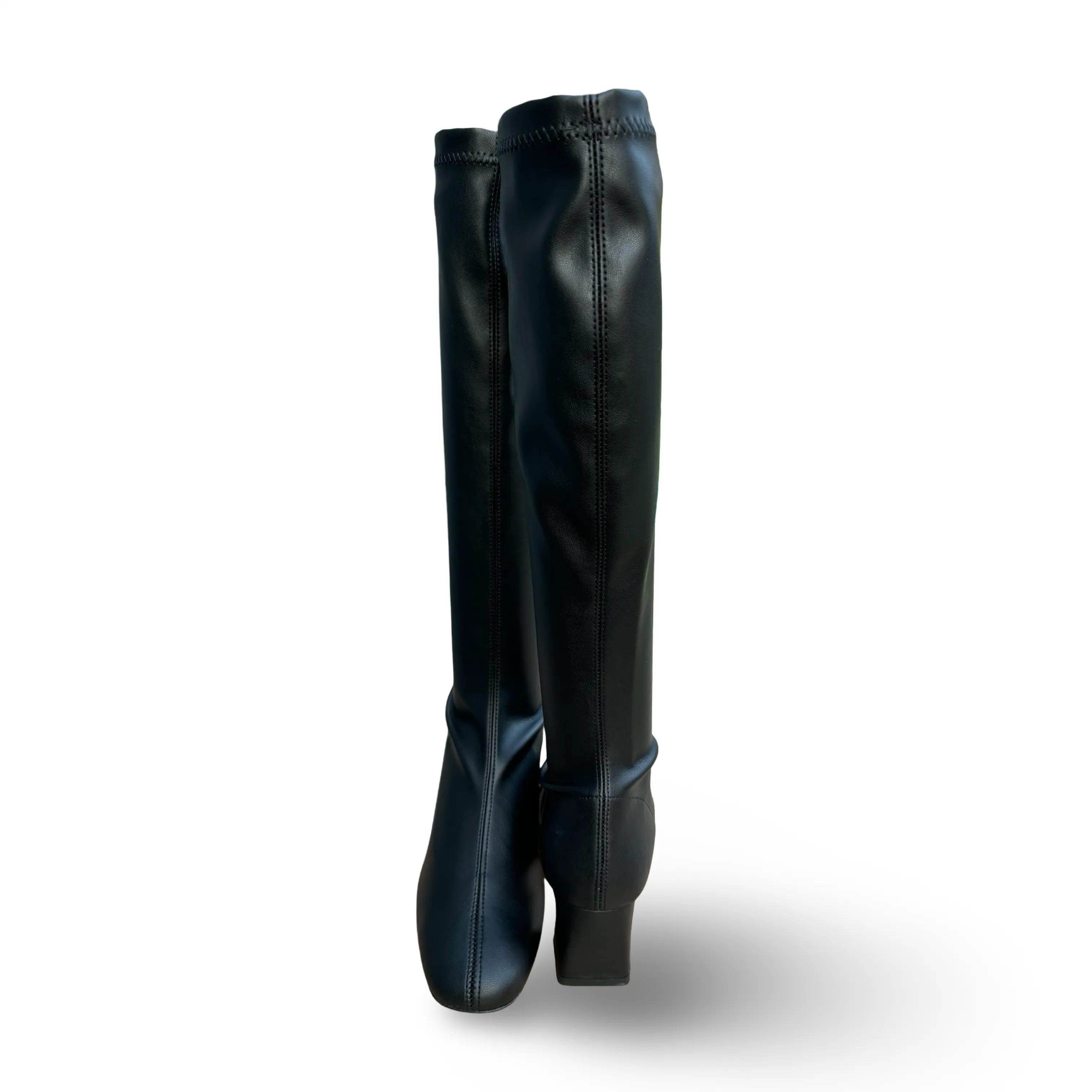 Daelta Black Stretch Boot