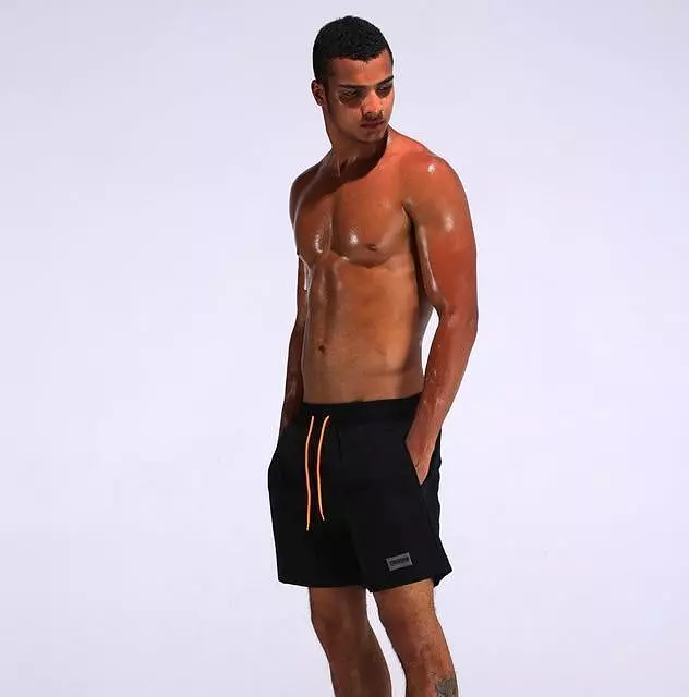 Drawstring Men Beach Shorts