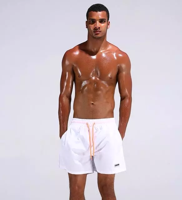 Drawstring Men Beach Shorts