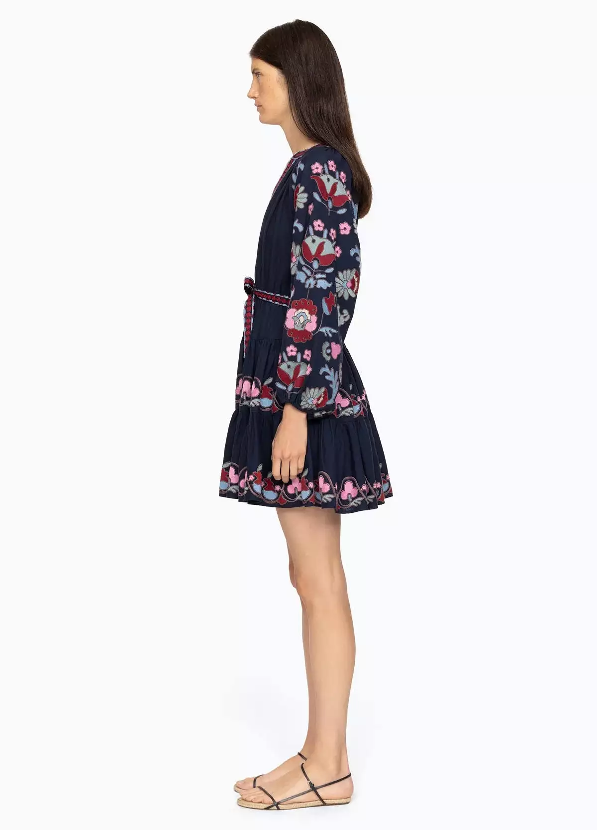 Eclisse Embroidery L/S Tunic Dress