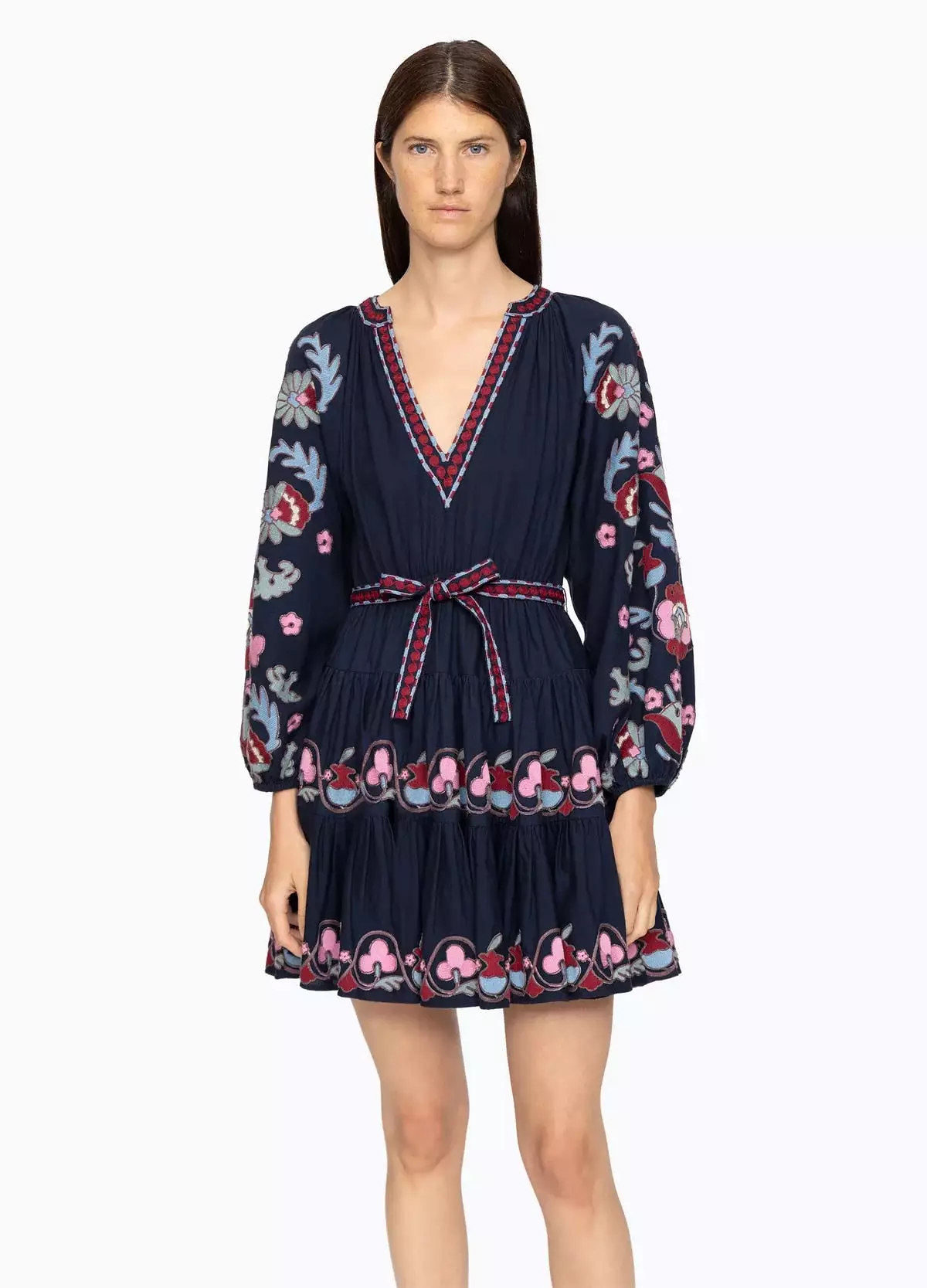 Eclisse Embroidery L/S Tunic Dress