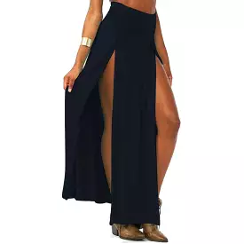 Elegant Double Slit Evening Skirt: A Fusion of Timeless Elegance and Modern Flair