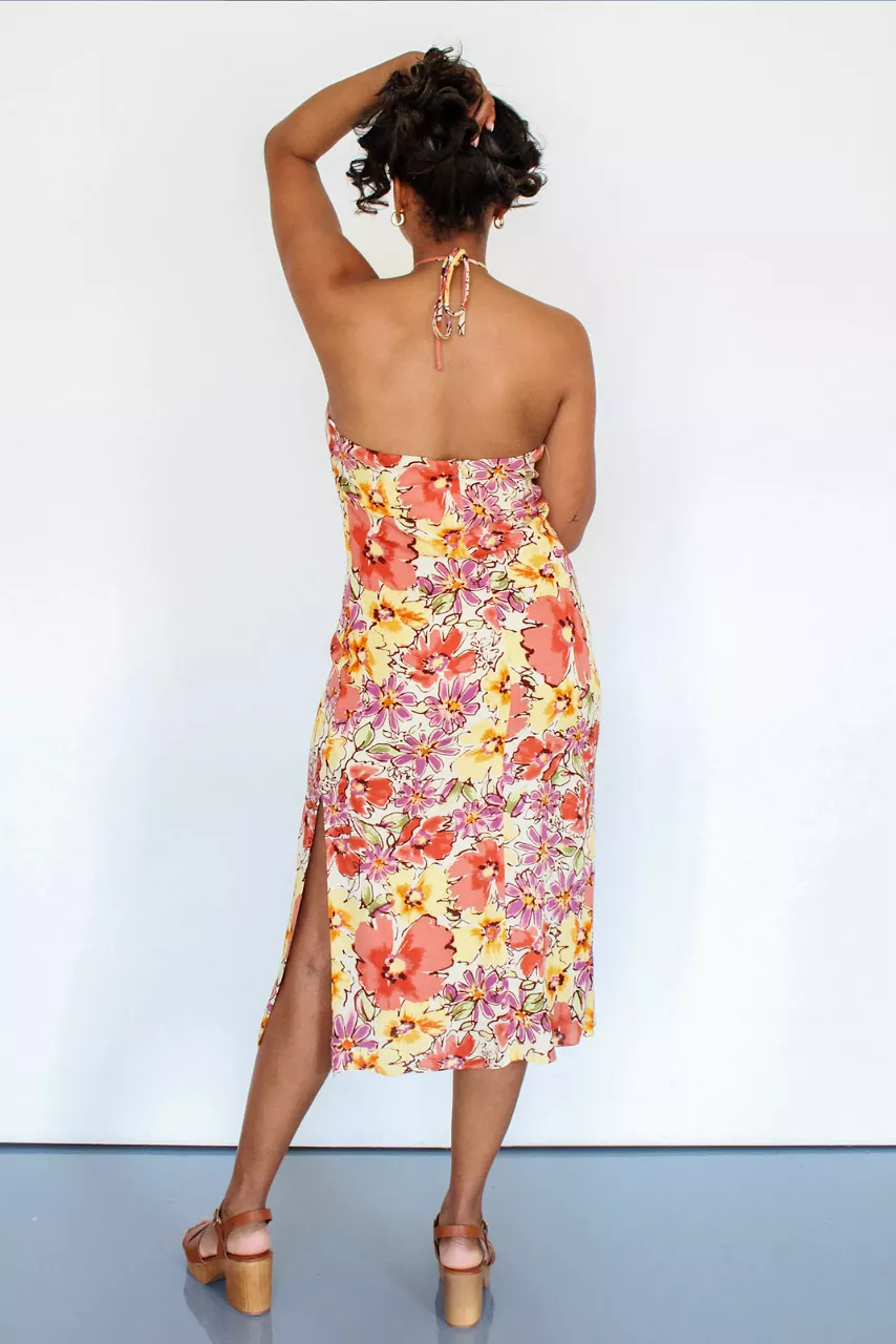 Endless Sunrise Halter Dress