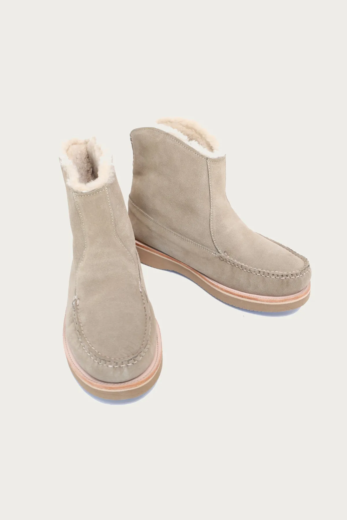 Engineered Garments x Easymoc Surf Boot - Stone Suede