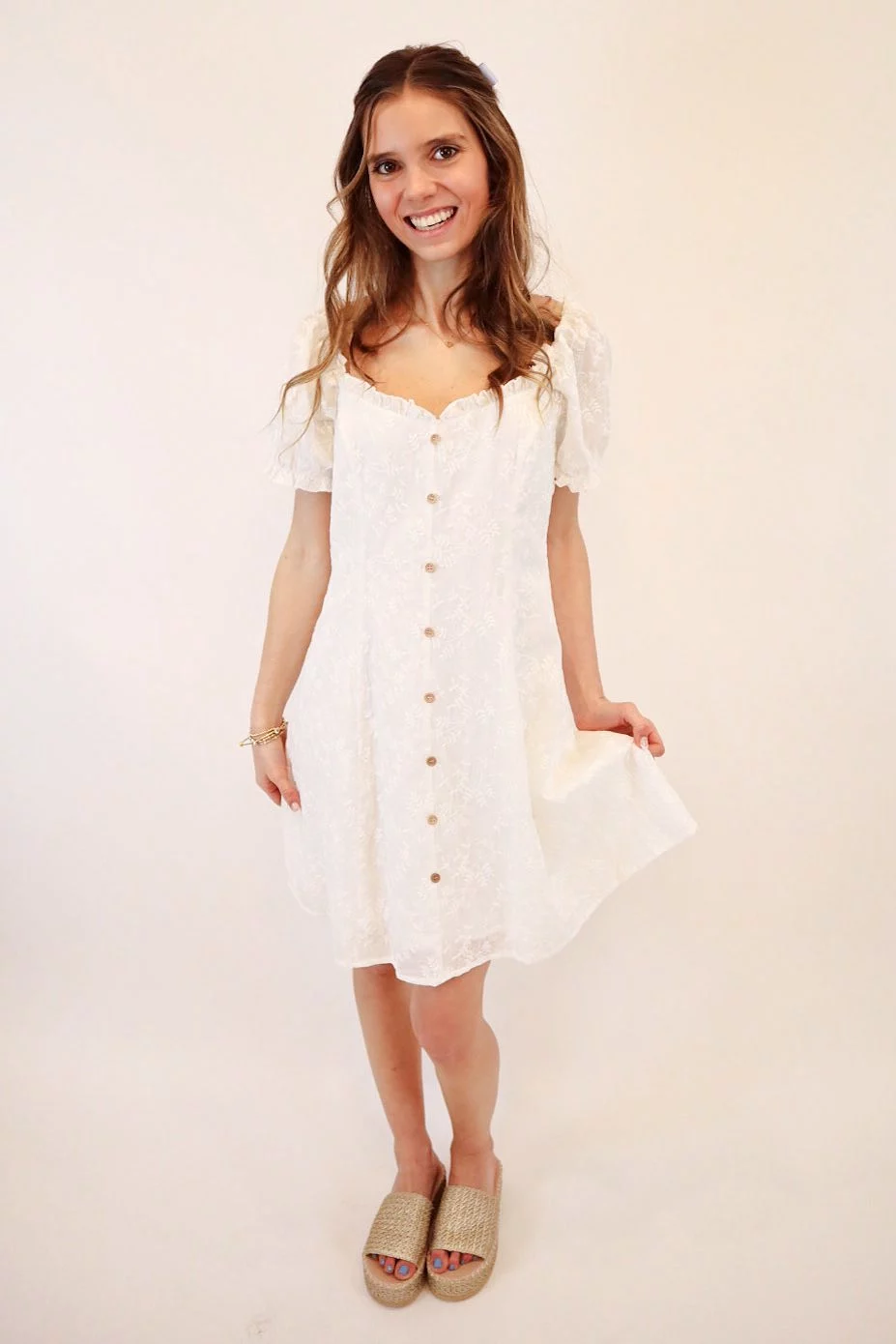 Eva Eyelet Dress