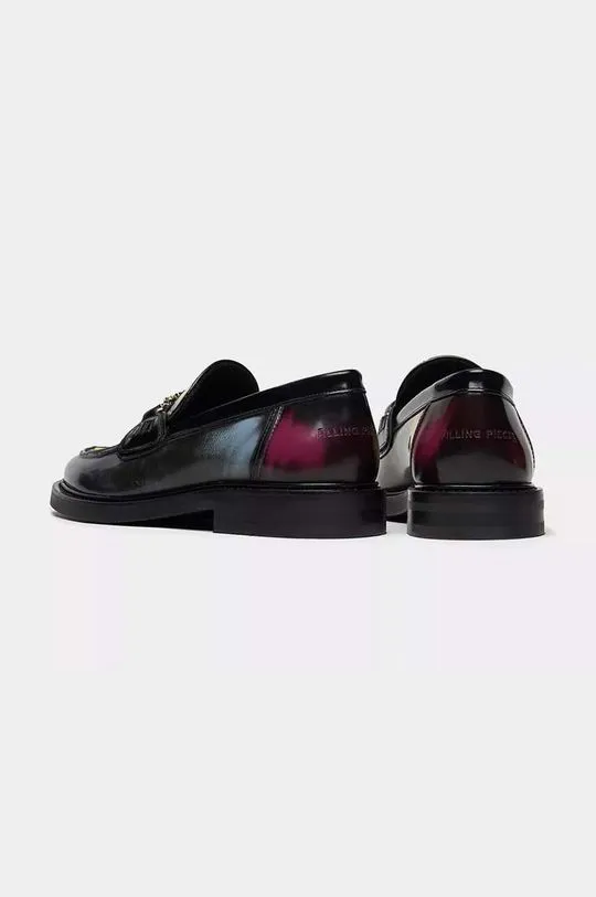 Filling Pieces leather loafers Loafer Polido men's black color 44233193040