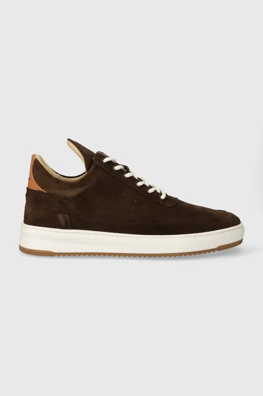 Filling Pieces suede sneakers Low Top Suede brown color 10123081933