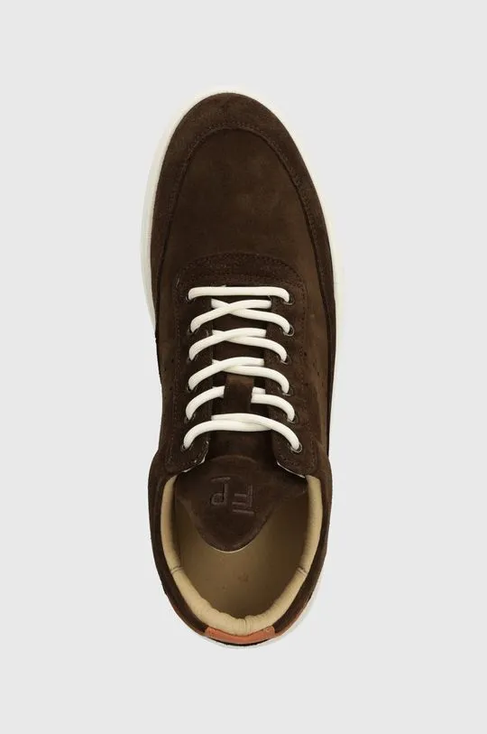 Filling Pieces suede sneakers Low Top Suede brown color 10123081933