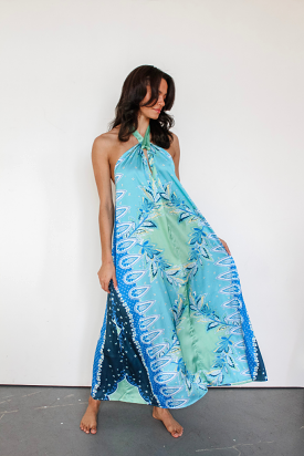 Find Me An Oasis Halter Maxi Dress