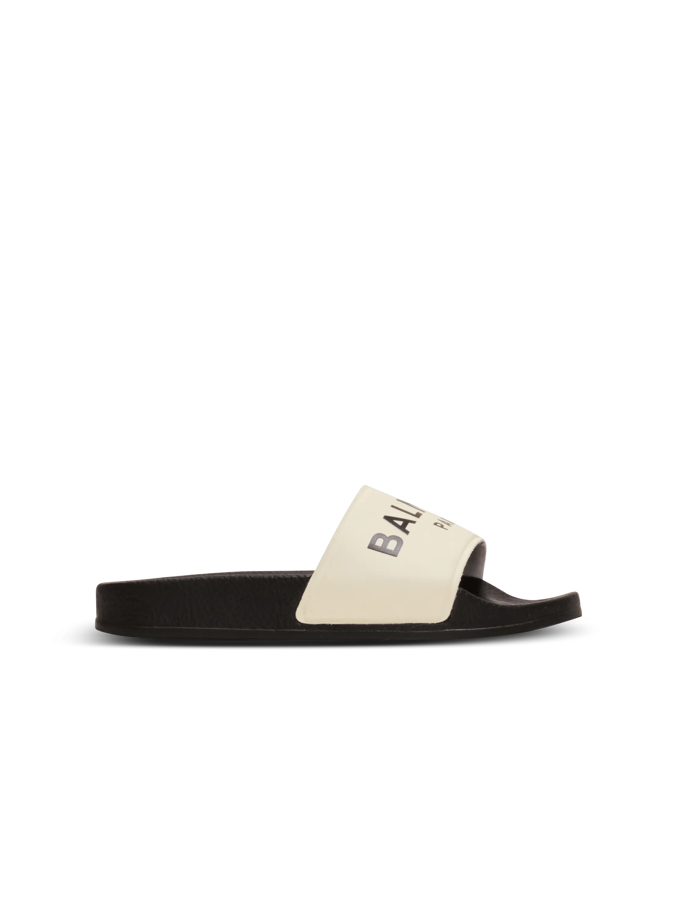 Flat Balmain logo sandals