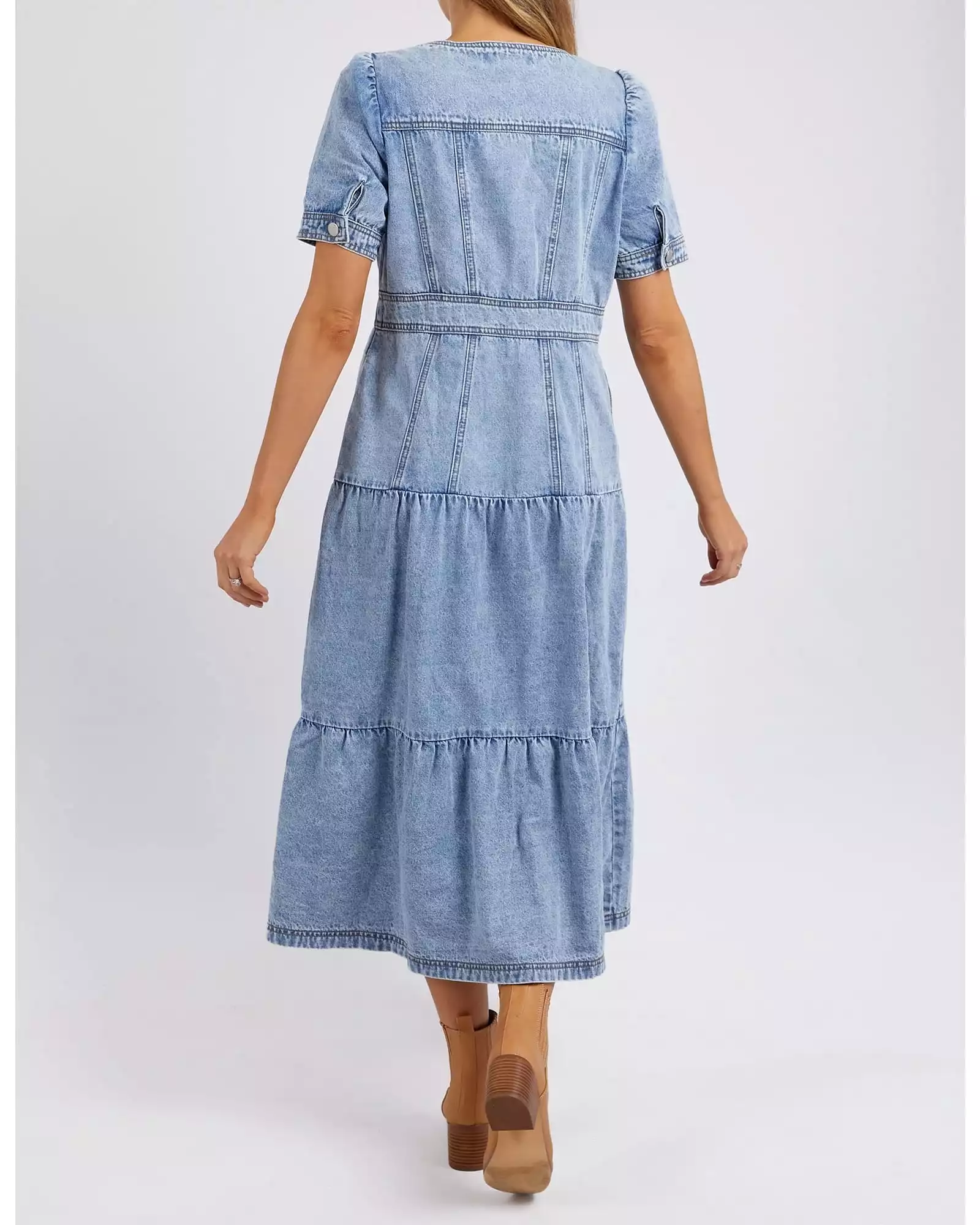 Foxwood - Astrid Denim Dress - Light Blue