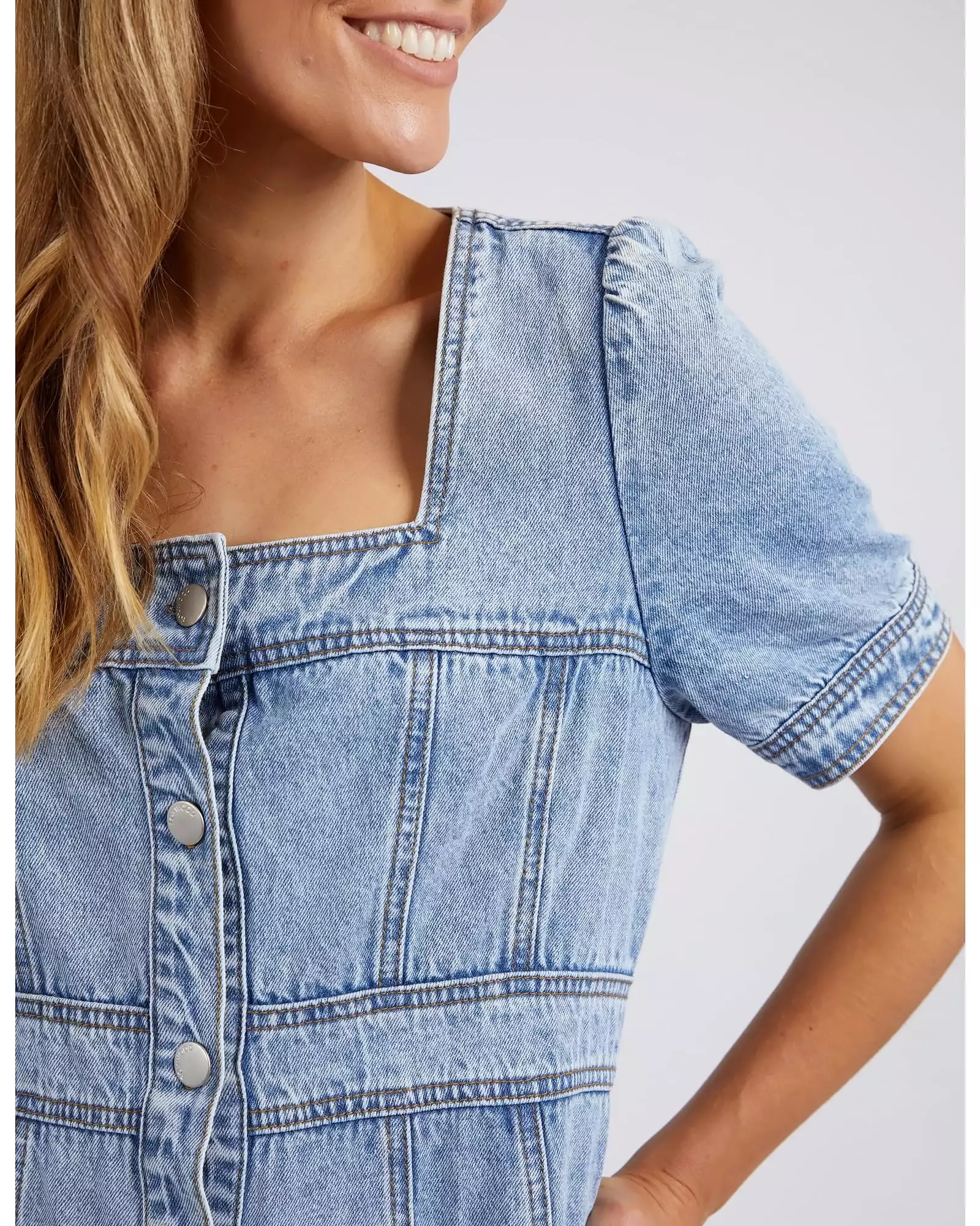 Foxwood - Astrid Denim Dress - Light Blue