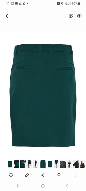 Fransa Lano skirt green 20613020