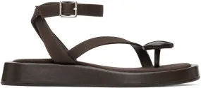 GIABORGHINI Brown GIA RHW Rosie 18 Sandals