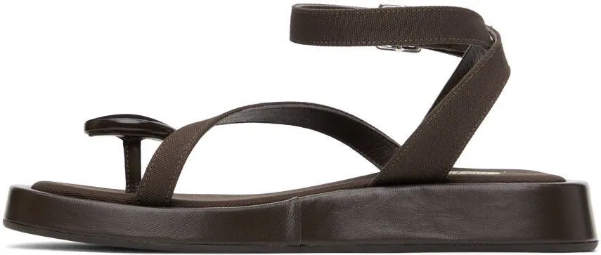 GIABORGHINI Brown GIA RHW Rosie 18 Sandals