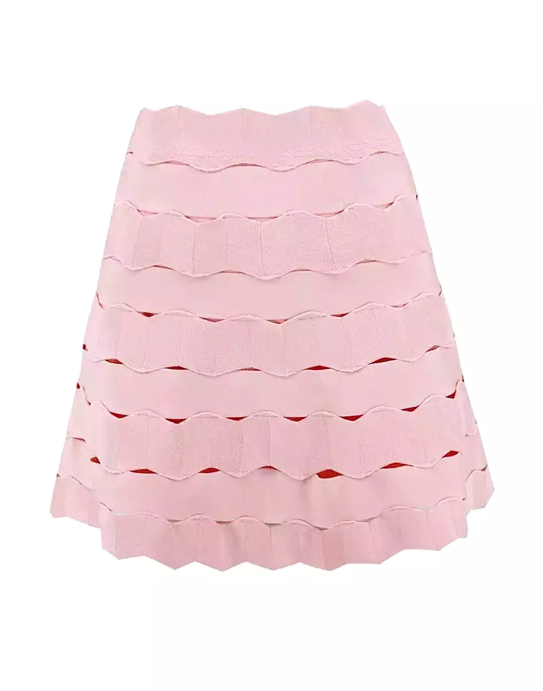 Jacquard Bandage Mini Skirt