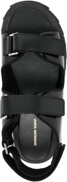 Junya Watanabe lugged flatform sandals Black