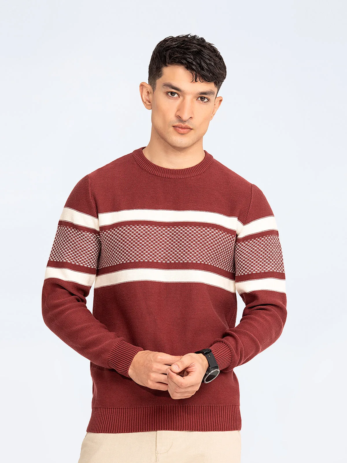 Knitted Sweater - FMTSWT23-019