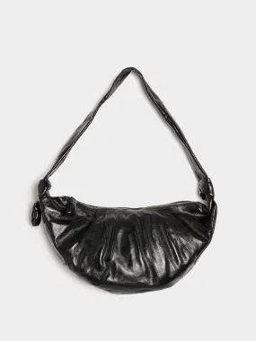 Large Croissant Bag, Black