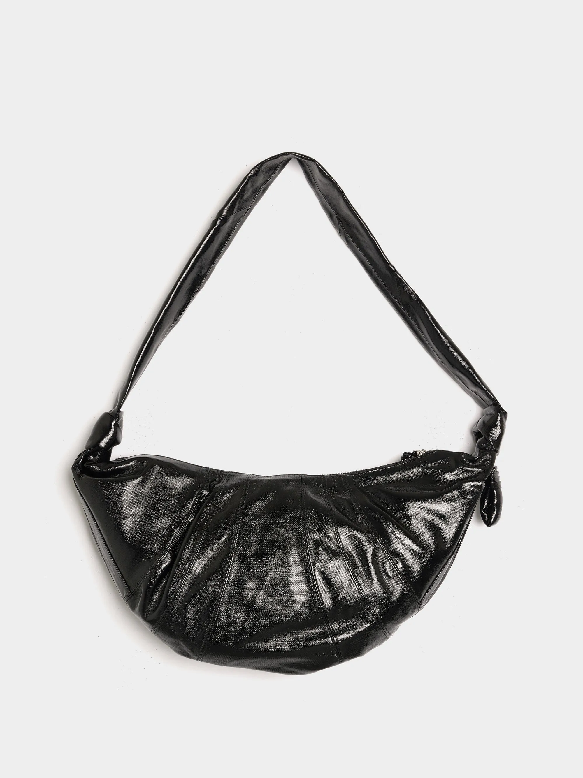 Large Croissant Bag, Black