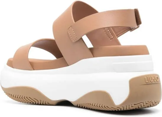 LIU JO June open-toe sandals Brown