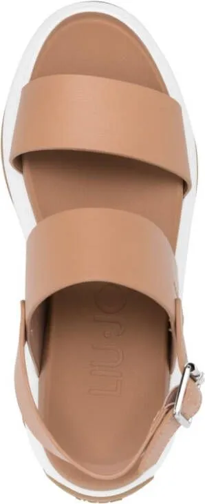 LIU JO June open-toe sandals Brown