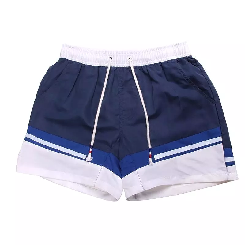 Loose Patchwork Beach Shorts