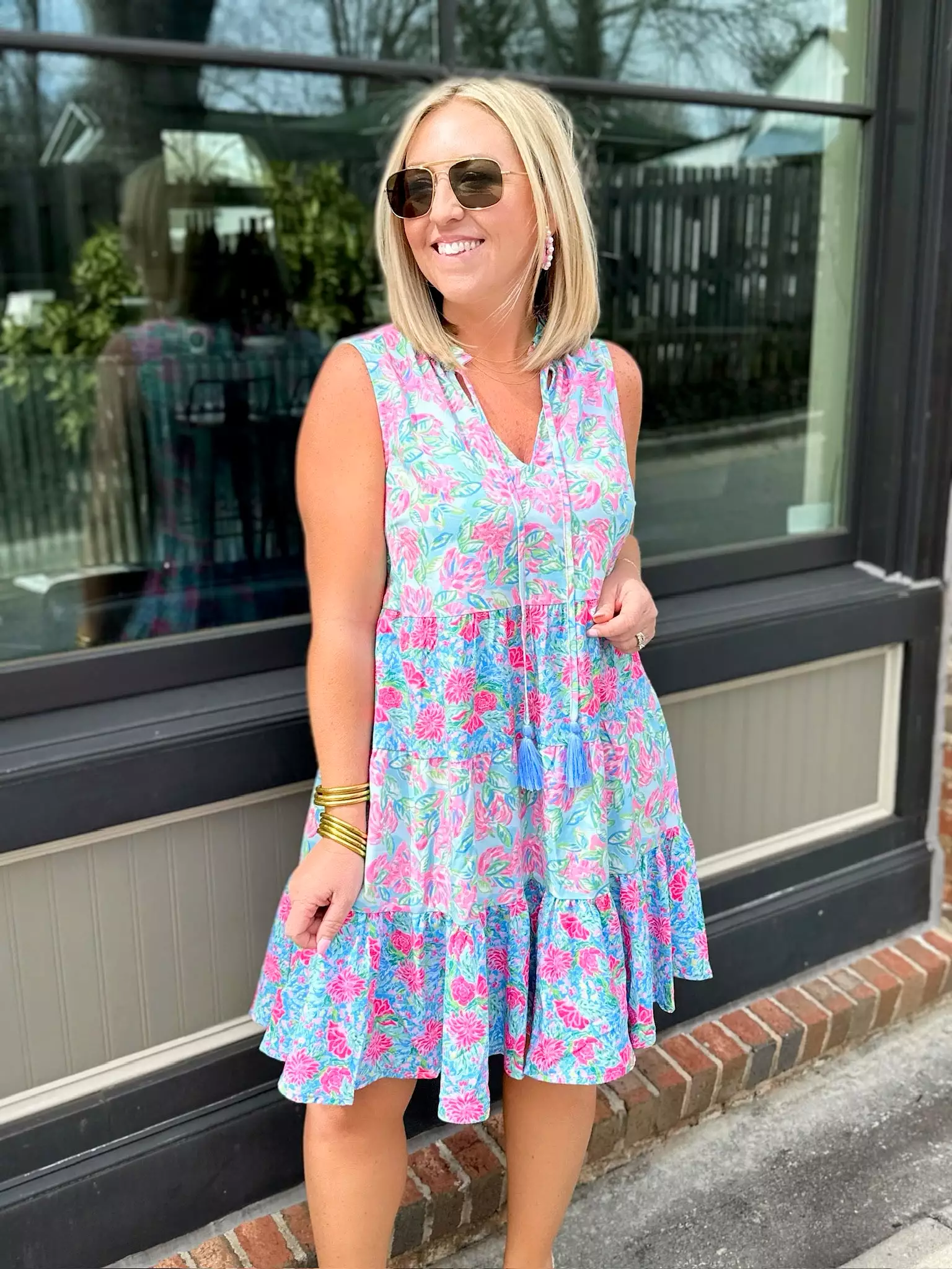 Lovely Blooms Floral Dress