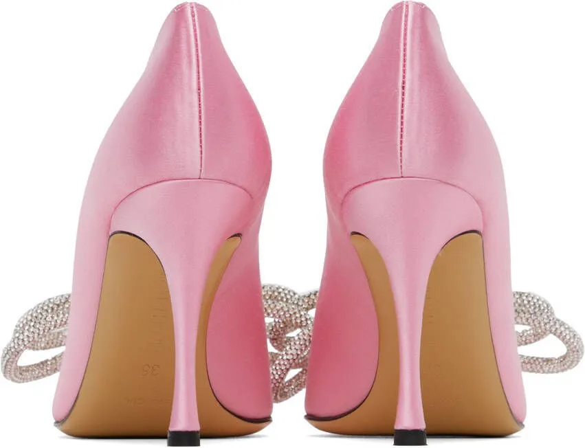 MACH & MACH Pink Double Bow 95 Heels