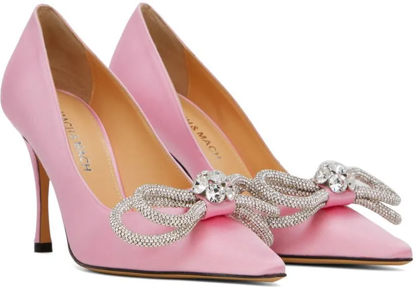 MACH & MACH Pink Double Bow 95 Heels